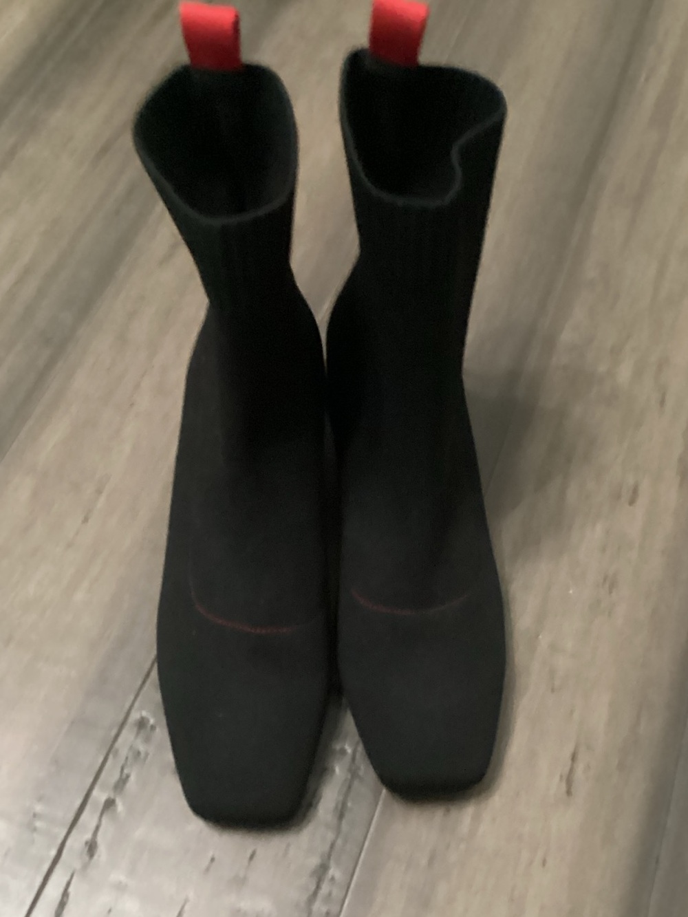 VIVAIA 39 8.5 Square-Toe Water-Repellent Block Heeled Boots (Regina Pro) - Picture 5 of 10
